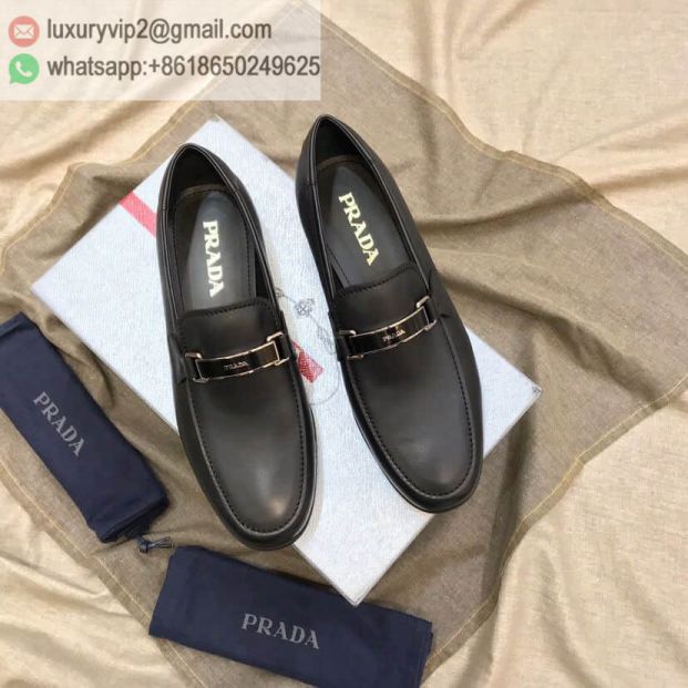 PRADA Leather Loafer Men Shoes