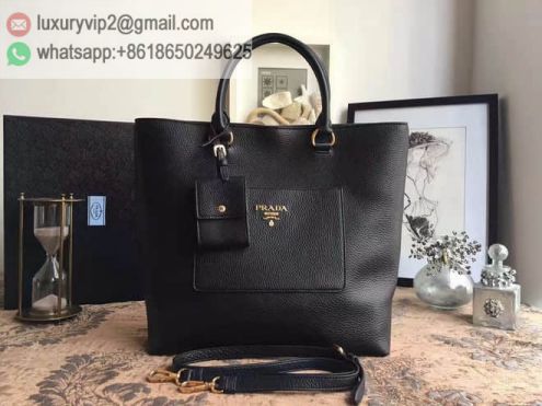 PRADA IBG049 Black 2017 Women Tote Bags