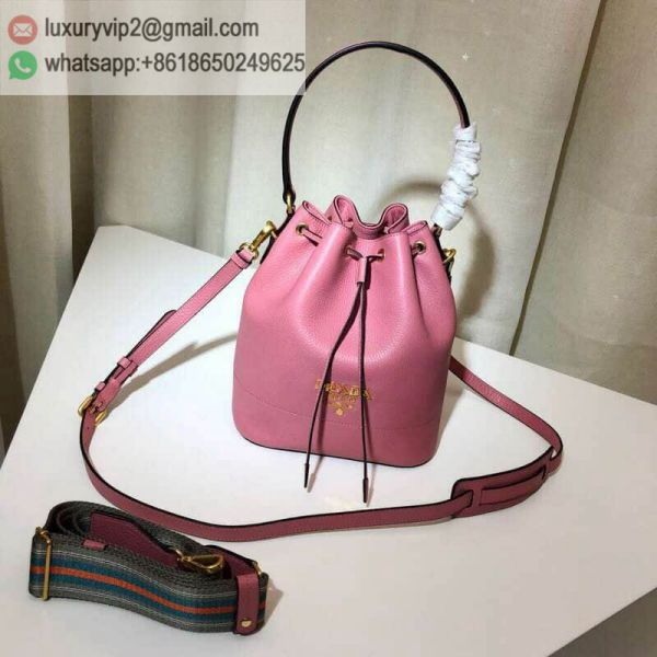 PRADA Leather 1BE018 Women Bucket Bags