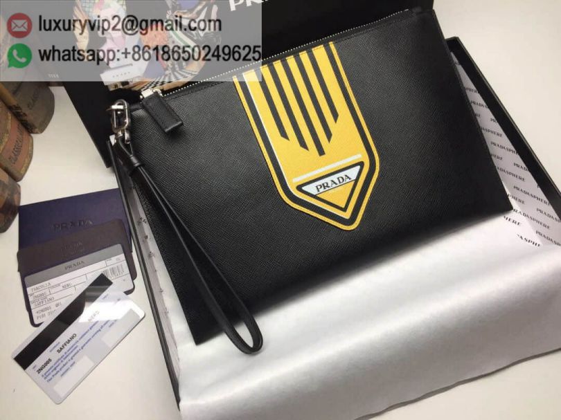 PRADA Limited Edition 2NG005 Men Clutch Bags