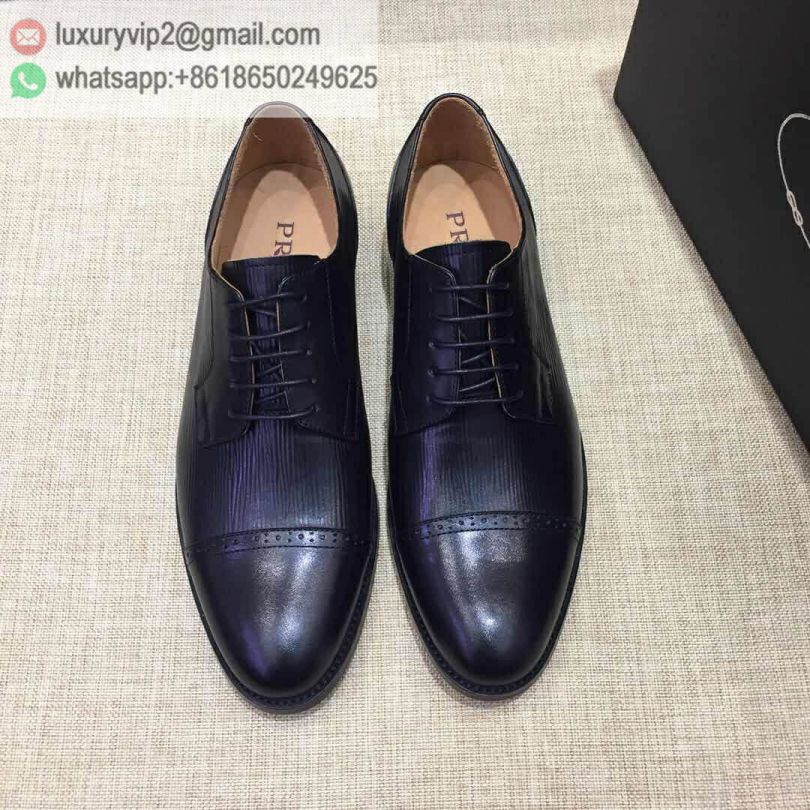 PRADA Men Leather Shoes