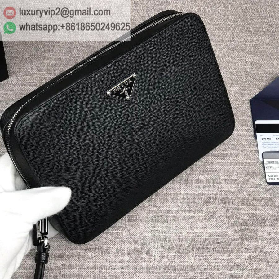 PRADA 2VF017 Black Men Clutch Bags