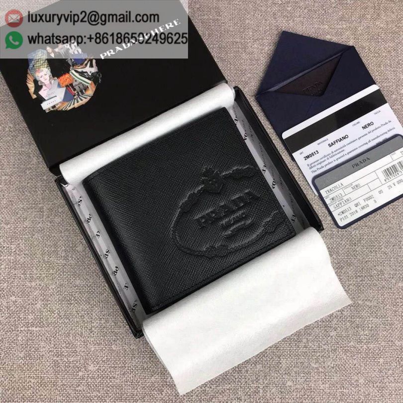 PRADA Short 2M0513 Black Men Wallets