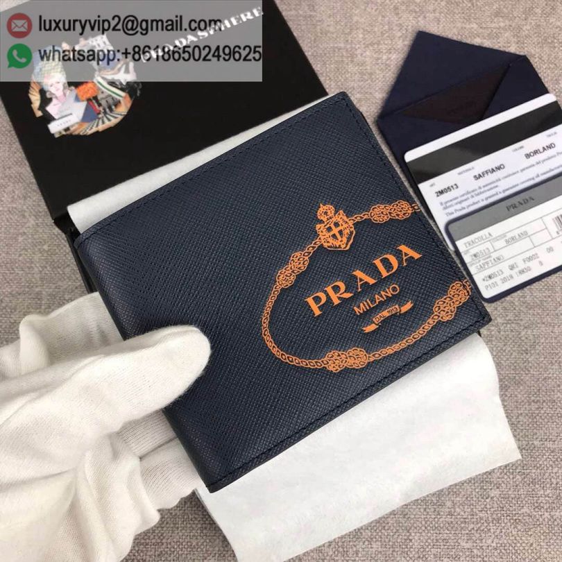 PRADA Short 2M0513 Navy Men Wallets