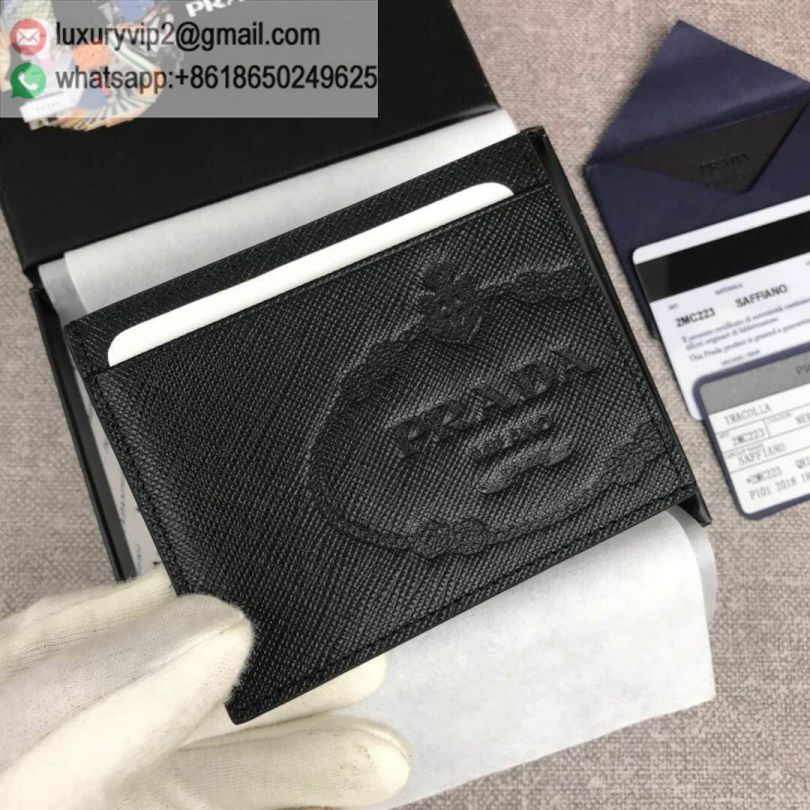 PRADA 2MC223 Black Men Card Holder