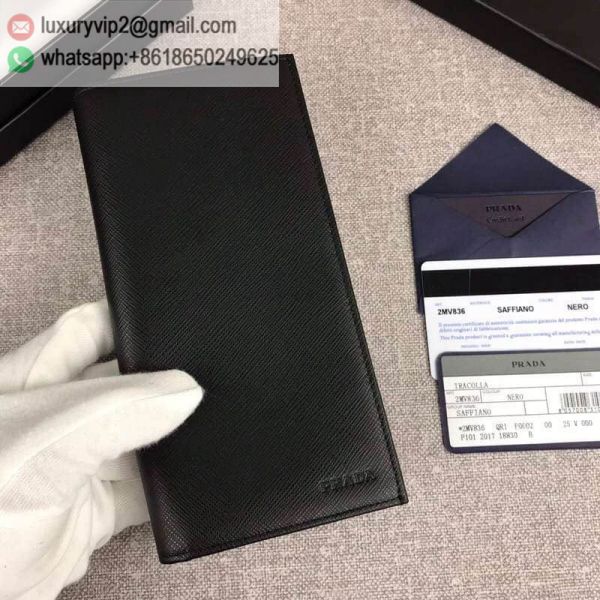 PRADA 2MV836 Black Men Wallets