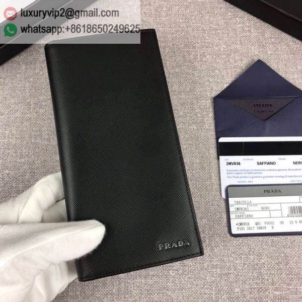 PRADA 2MV836 Black Men Wallets