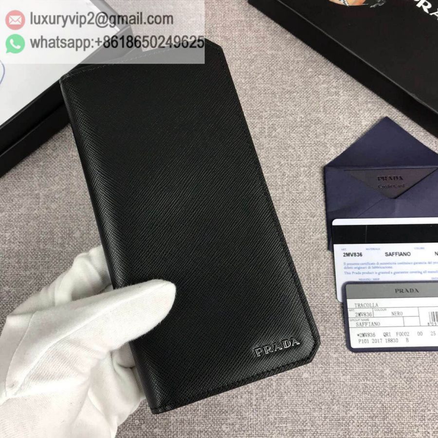 PRADA 2MV836 Black Men Wallets