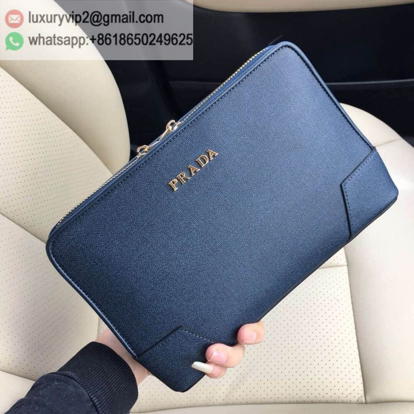 PRADA Men Clutch Bags