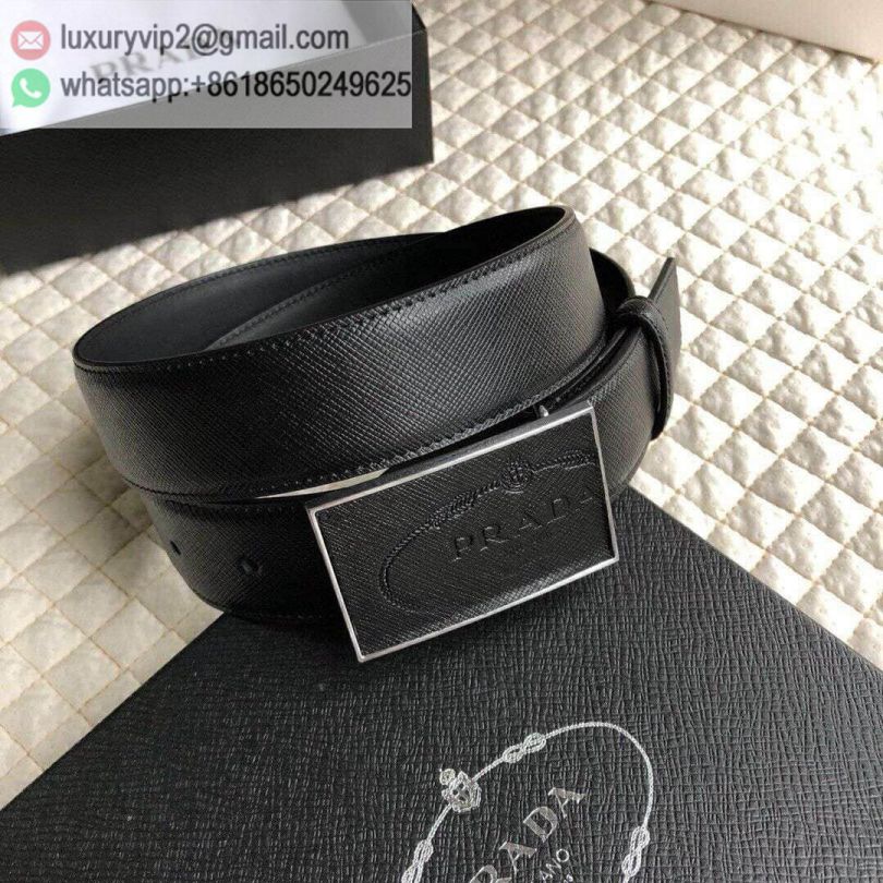 PRADA logo 3.5cm Men Belts