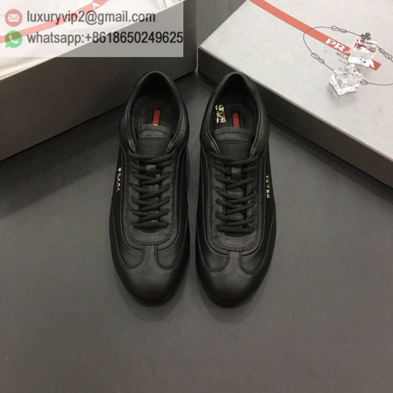 PRADA Men Causal Leather Shoes