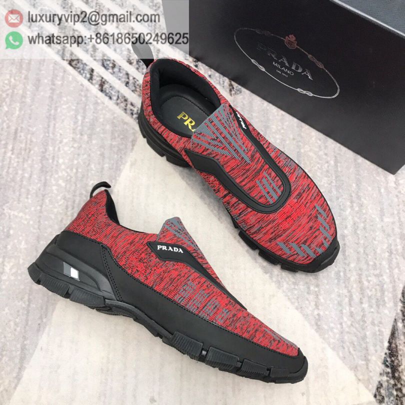 PRADA Crossection Knit Men Sneakers