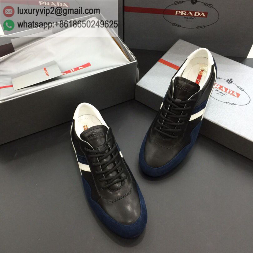 PRADA Leather Men Sneakers