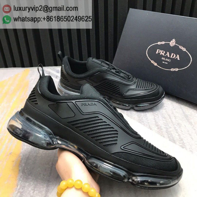 PRADA Slip On Men Leather Sneakers