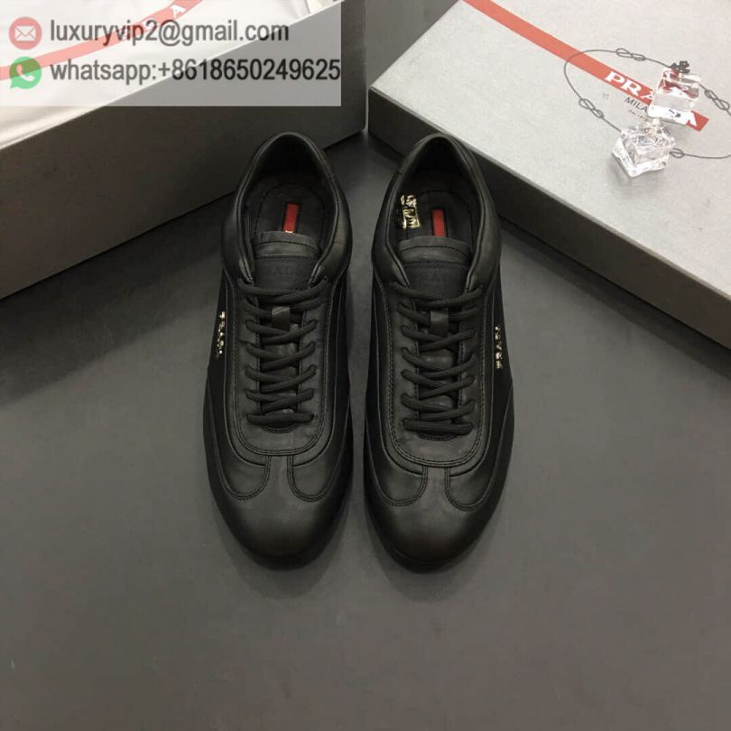 PRADA Men Causal Leather Shoes