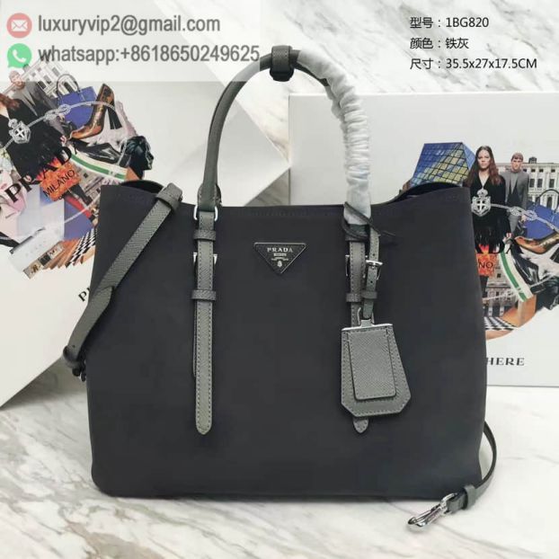 PRADA 1BG820 Leather Crossbody Women Tote Bags