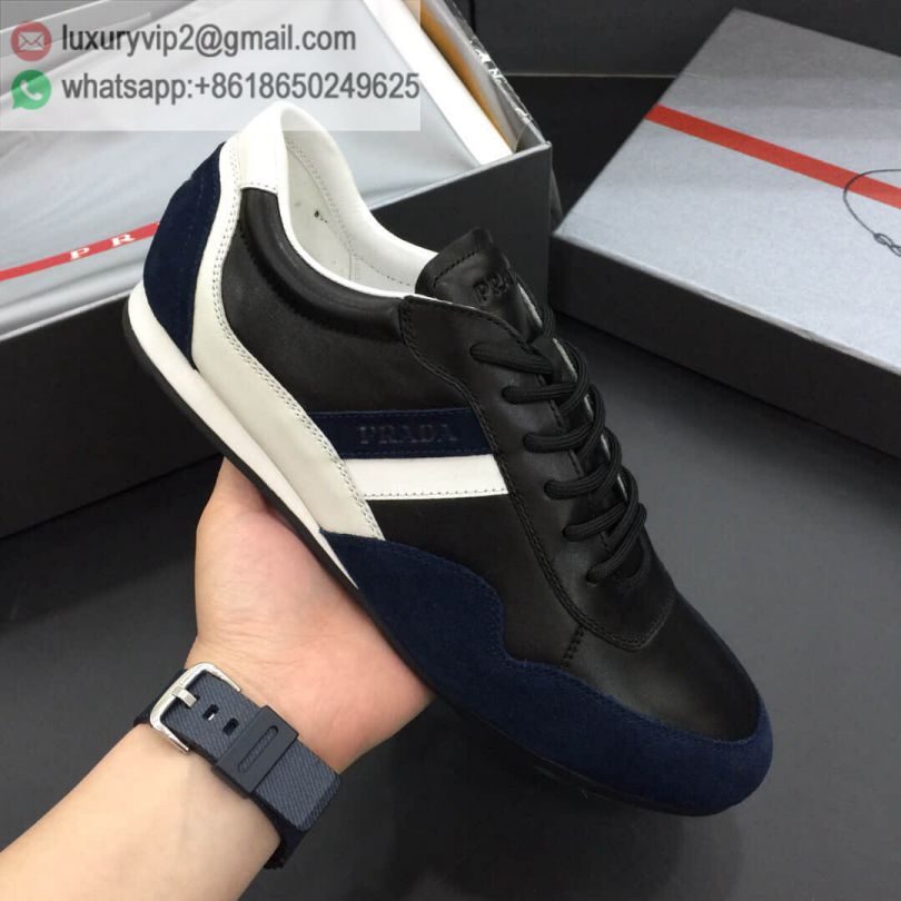 PRADA Men Leather Sneakers