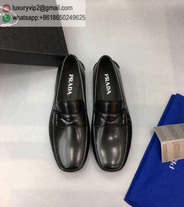 PRADA Men Causal Leather Shoes