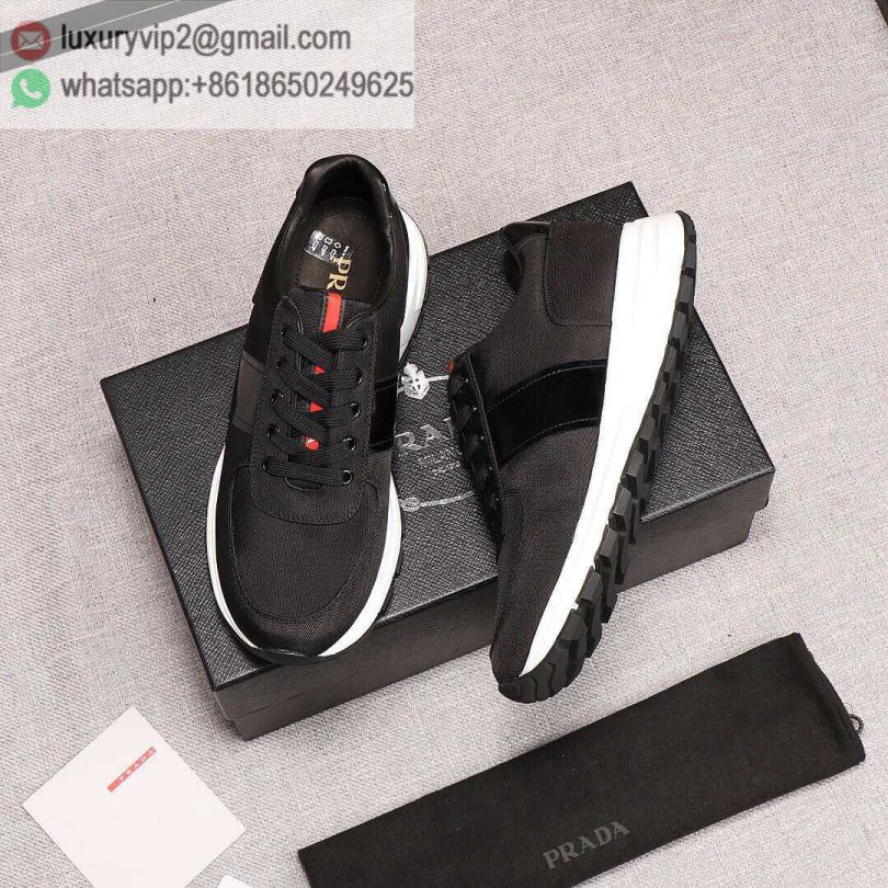 PRADA Men Leather Sneakers