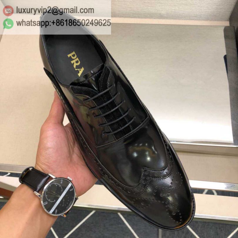 PRADA Men Leather Shoes