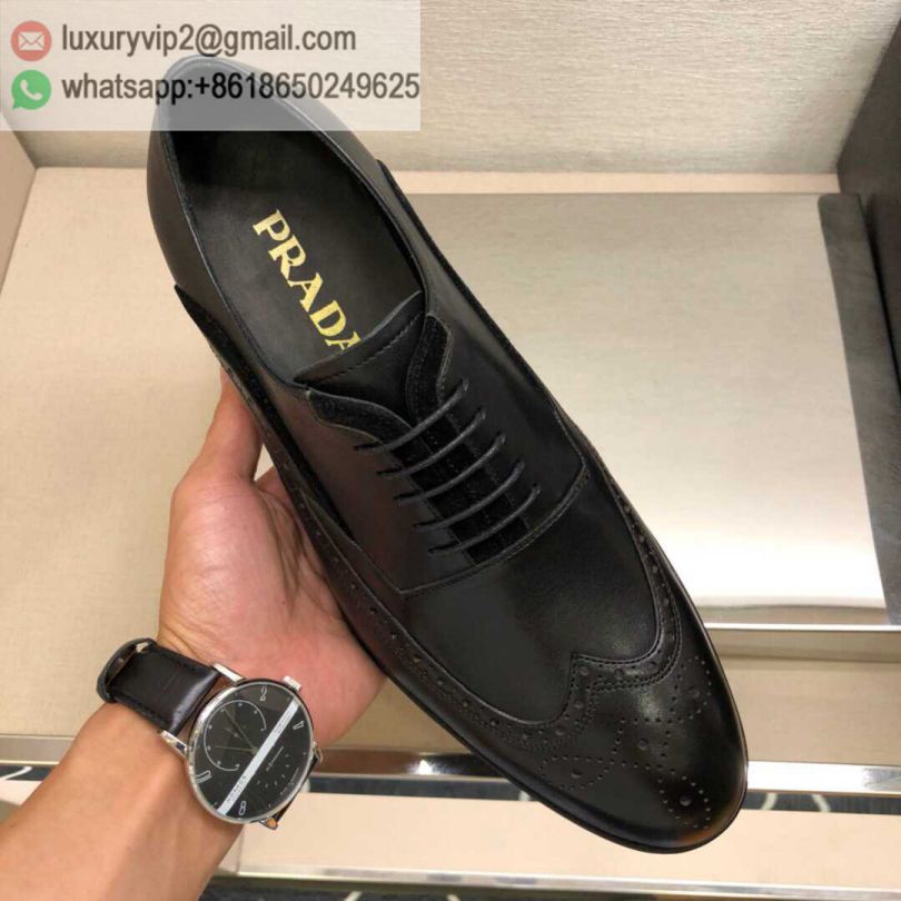 PRADA Men Leather Shoes