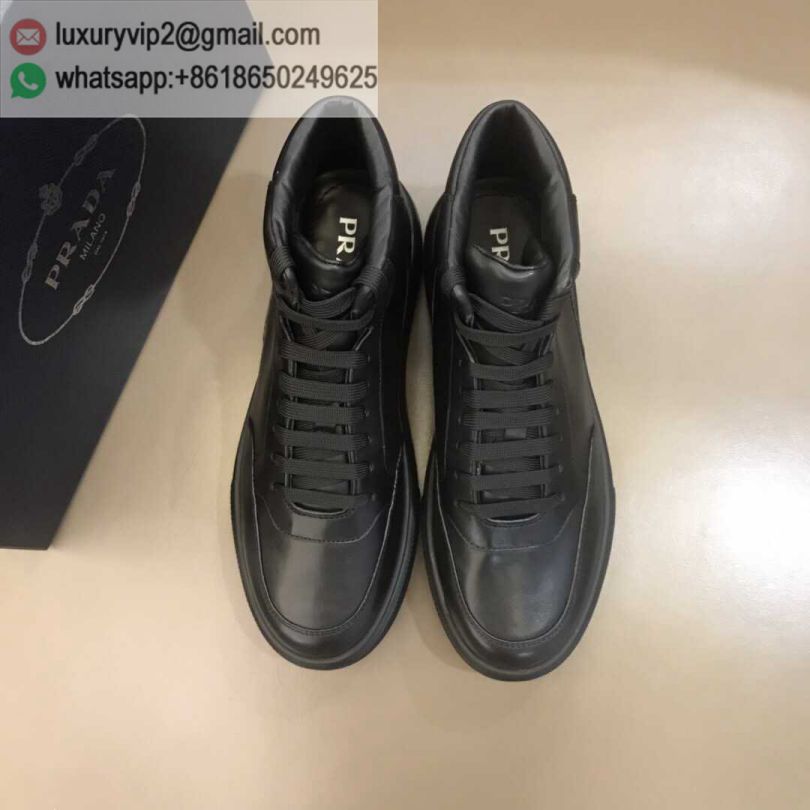 PRADA Men Leather Shoes