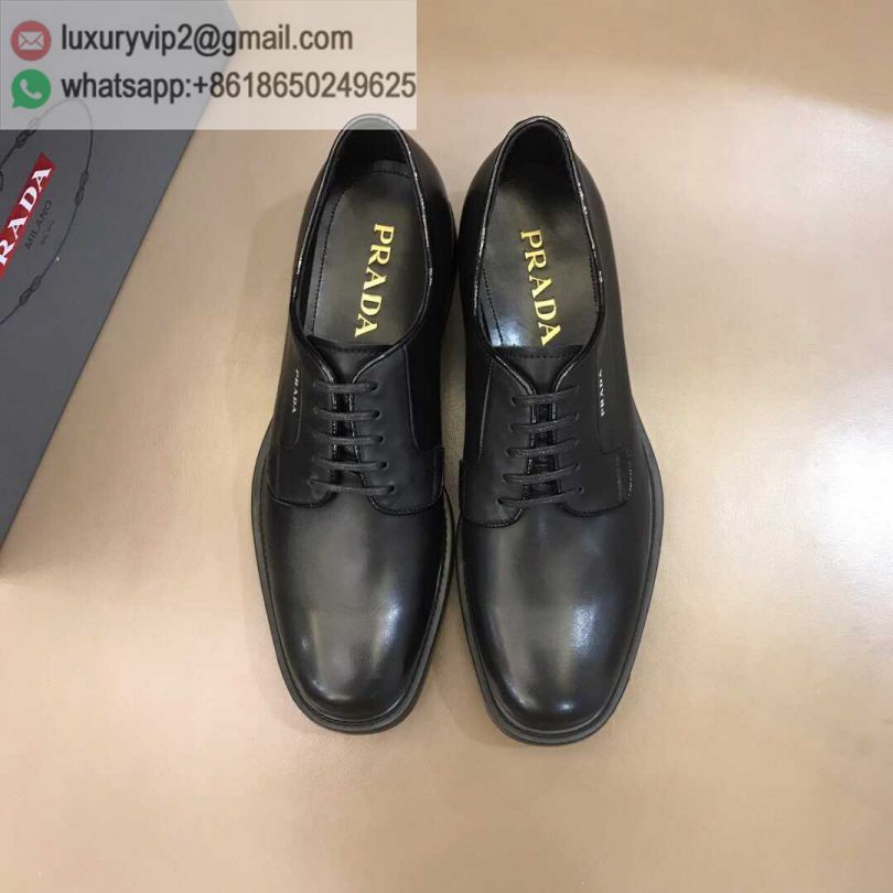 PRADA LeatherPRADA Causal Men Leather Shoes