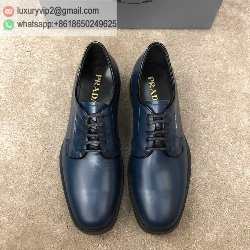 PRADA LeatherPRADA Causal Men Leather Shoes