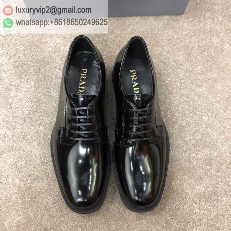 PRADA LeatherPRADA Causal Men Leather Shoes