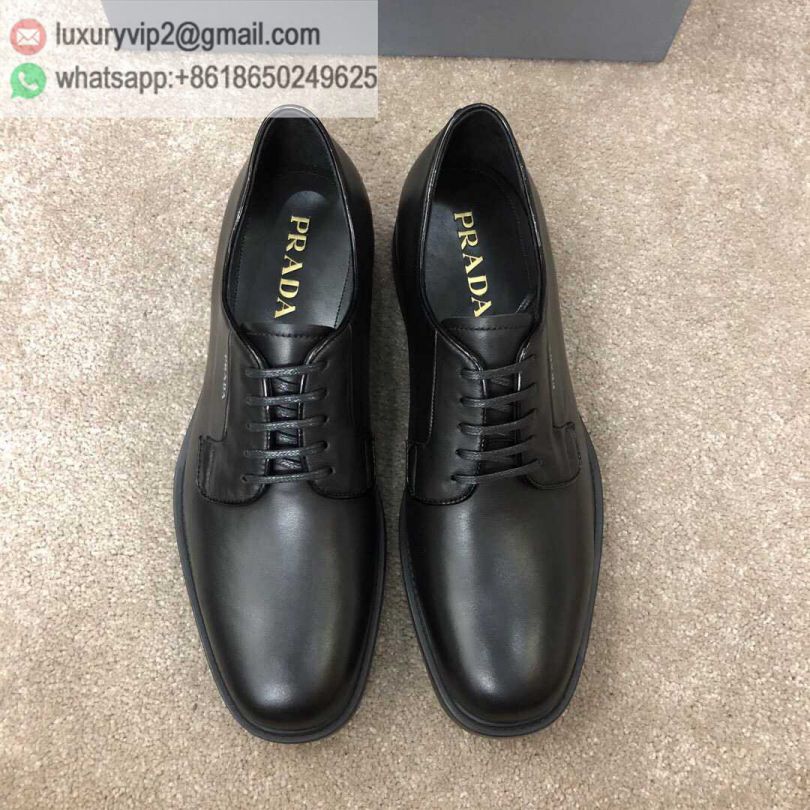 PRADA LeatherPRADA Causal Men Leather Shoes