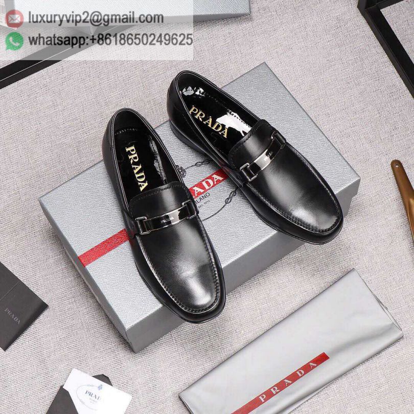 PRADA Men Leather Shoes