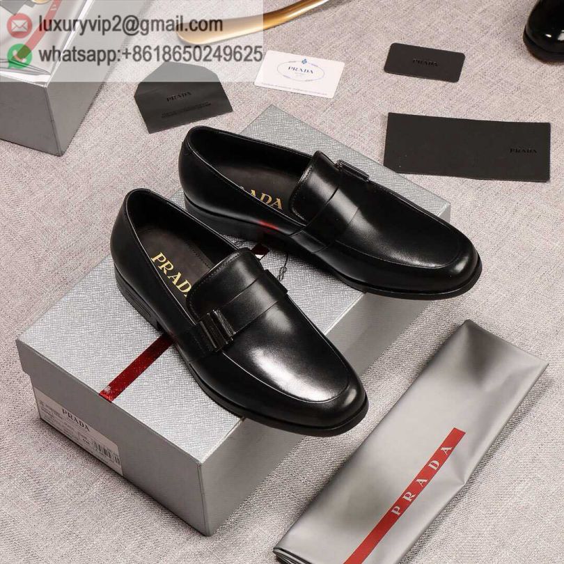 PRADA Men Leather Shoes