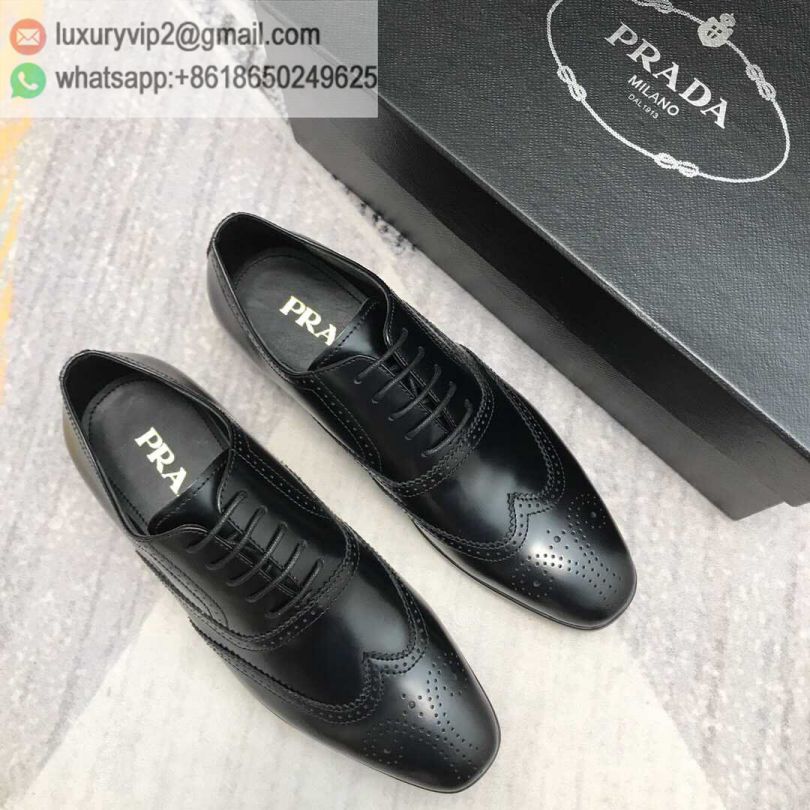 PRADA Men Leather Shoes