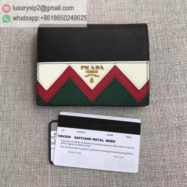 PRADA Black 1MV204 Women Wallets