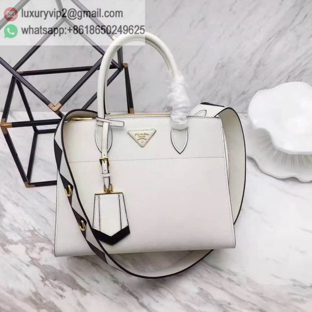 PRADA Leather 1BA102 Women Tote Bags