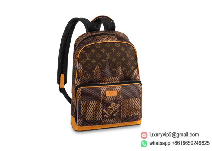 LV N40380 x NIGO Limited Edition Campus Backpack Bags