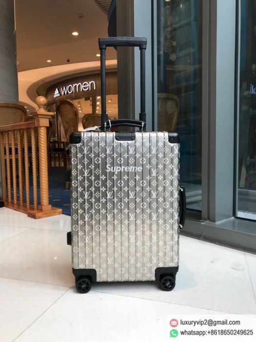 Rimowa LV Supreme LV Print logo Rolling Luggage