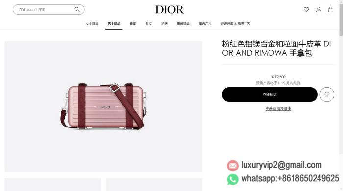 replica men dior bags