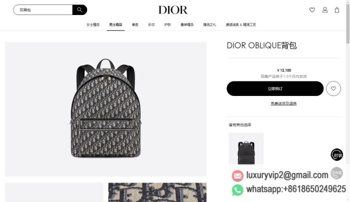 replica men dior bags