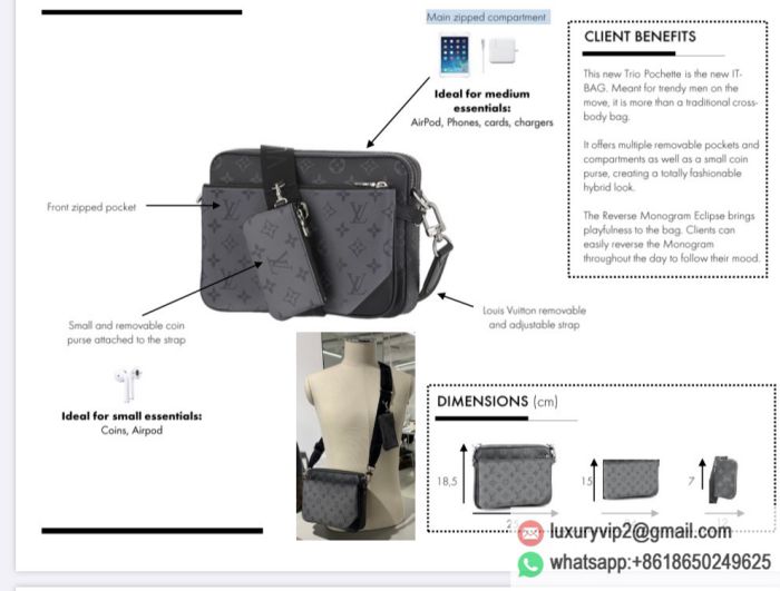 replica men louis vuitton bags