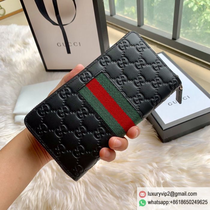 Gucci ssima GG Zipper 408831 Wallets