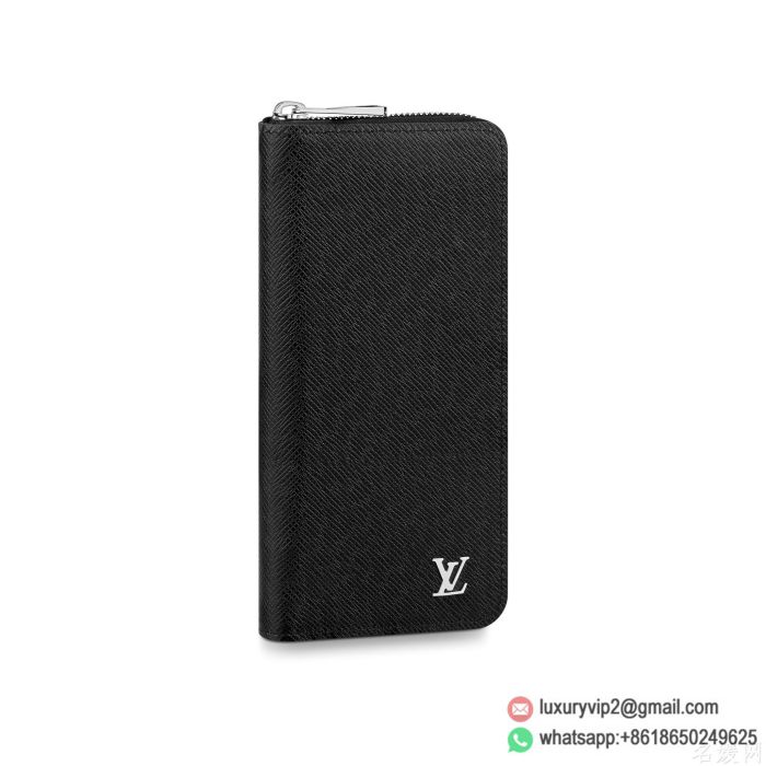 LV M30317 Embossed Taïga Leather Zippy Vertical Wallets