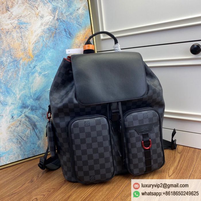 LV N40279 Damier Graphite Utility Backpack Bags