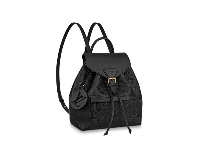 LV M45205 Embossed Leather Montsouris Backpack Bags