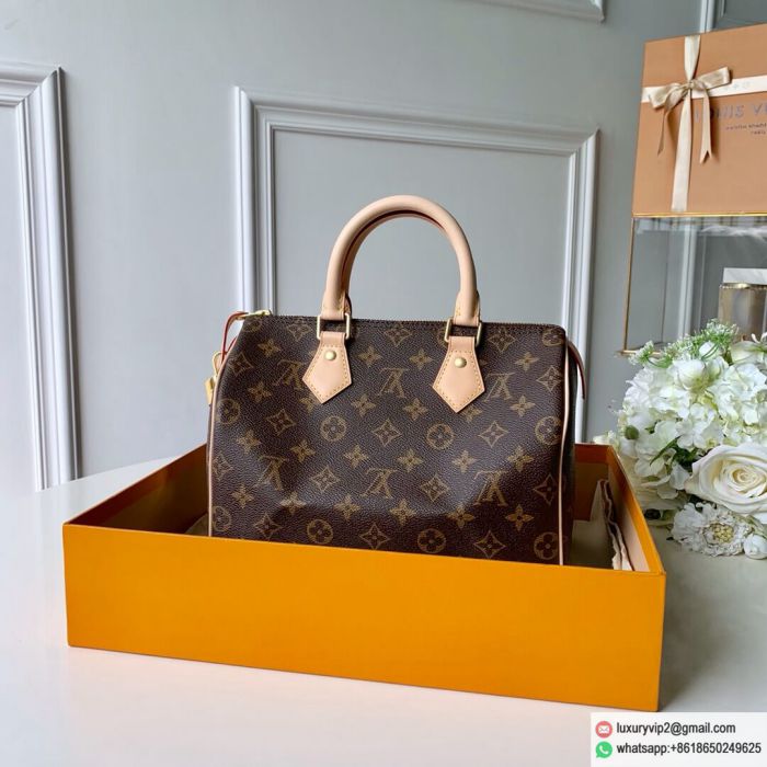 LV Speedy 25 Monogram in Brown - Handbags M41109 Tote Bags