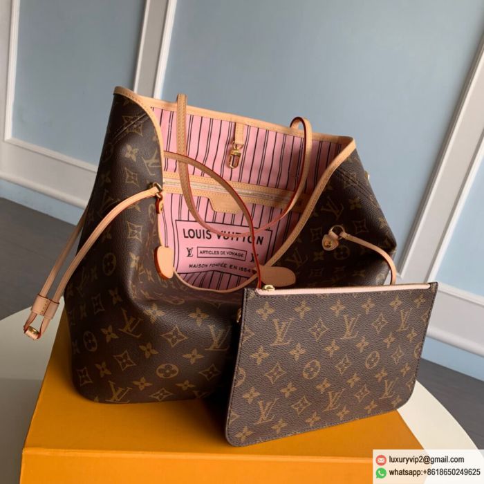 LV Neverfull MM medium M50366 Shopping Bags