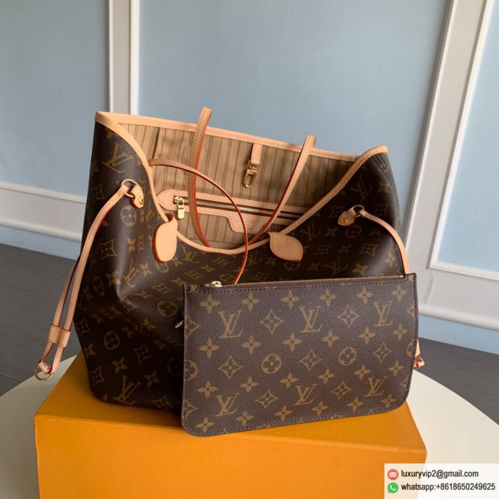 LV Neverfull MM medium M40995 Shopping Bags