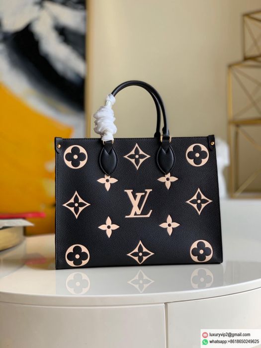 LV M45495 OnTheGo MM medium Tote Shopping Bags