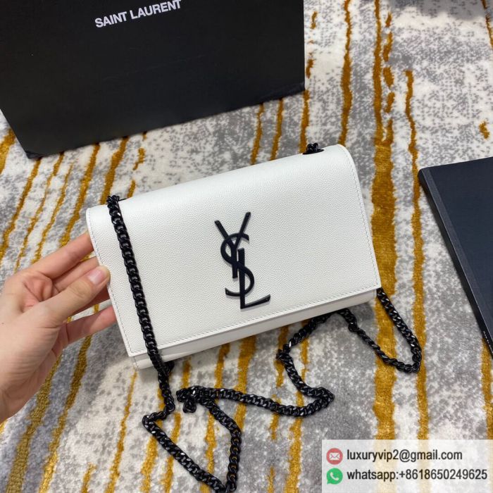 Saint Laurent YSL kate 20 Chain 469390 White Shoulder Bags