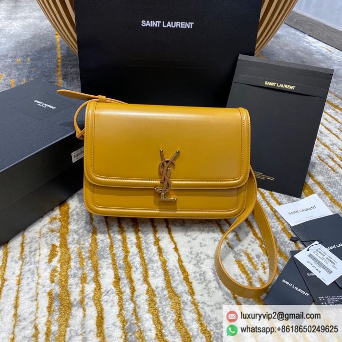 Saint Laurent YSL SOLFERINO BOX Medium crossbody 634305 yellow Shoulder Bags